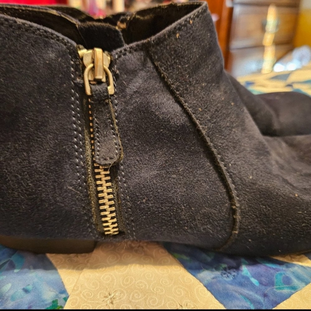 Navy women's booties